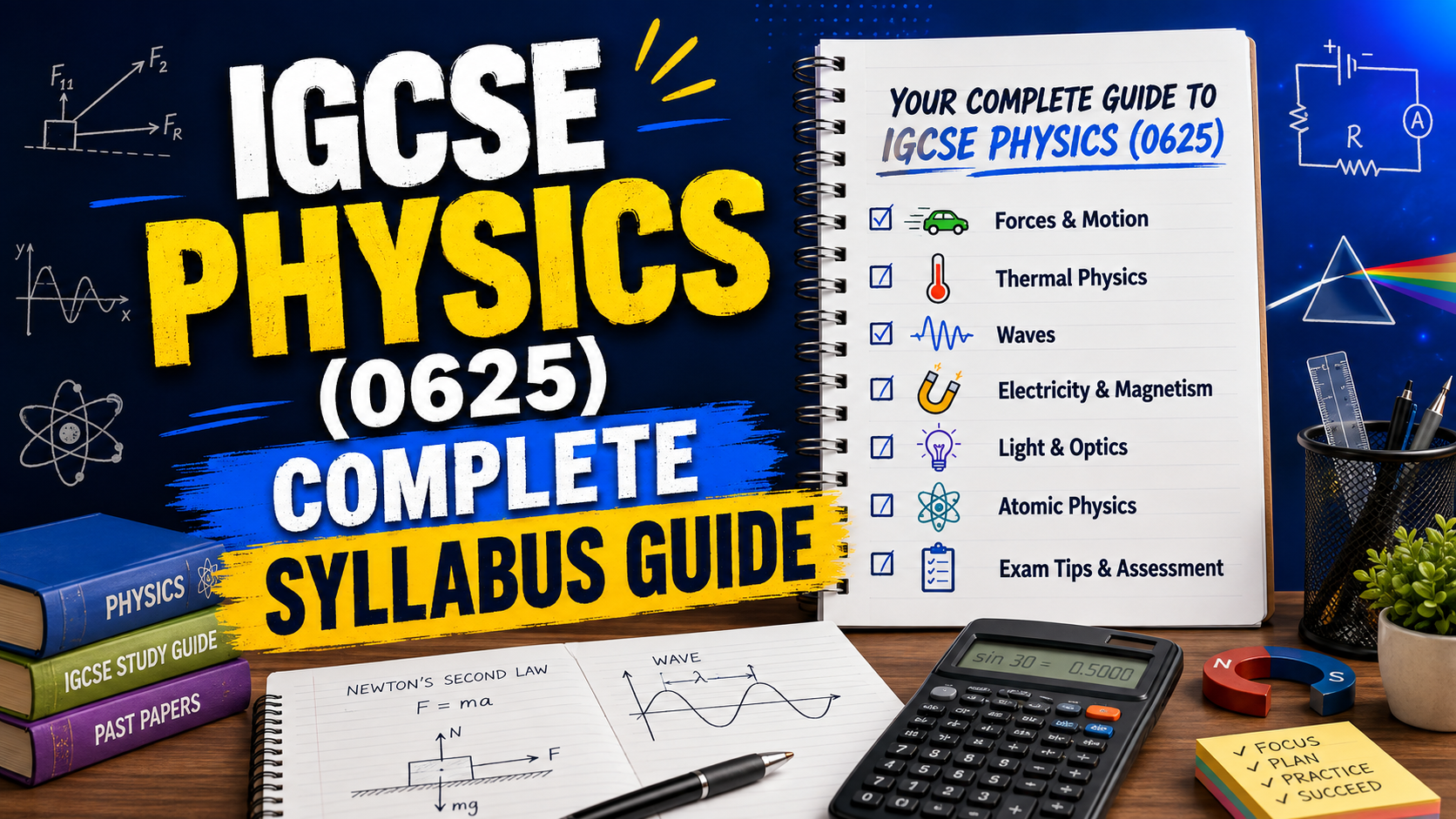 IGCSE Physics (0625) Complete Syllabus Guide